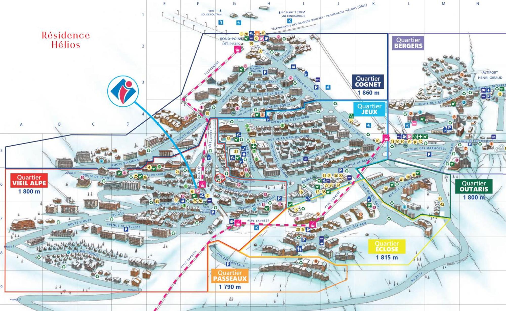 Homency - Residence Helios G1 Alpe d'Huez ภายนอก รูปภาพ